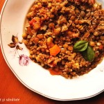 Mâncare de linte şi quinoa
