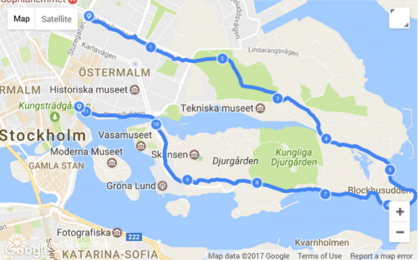 traseu alergare stockholm